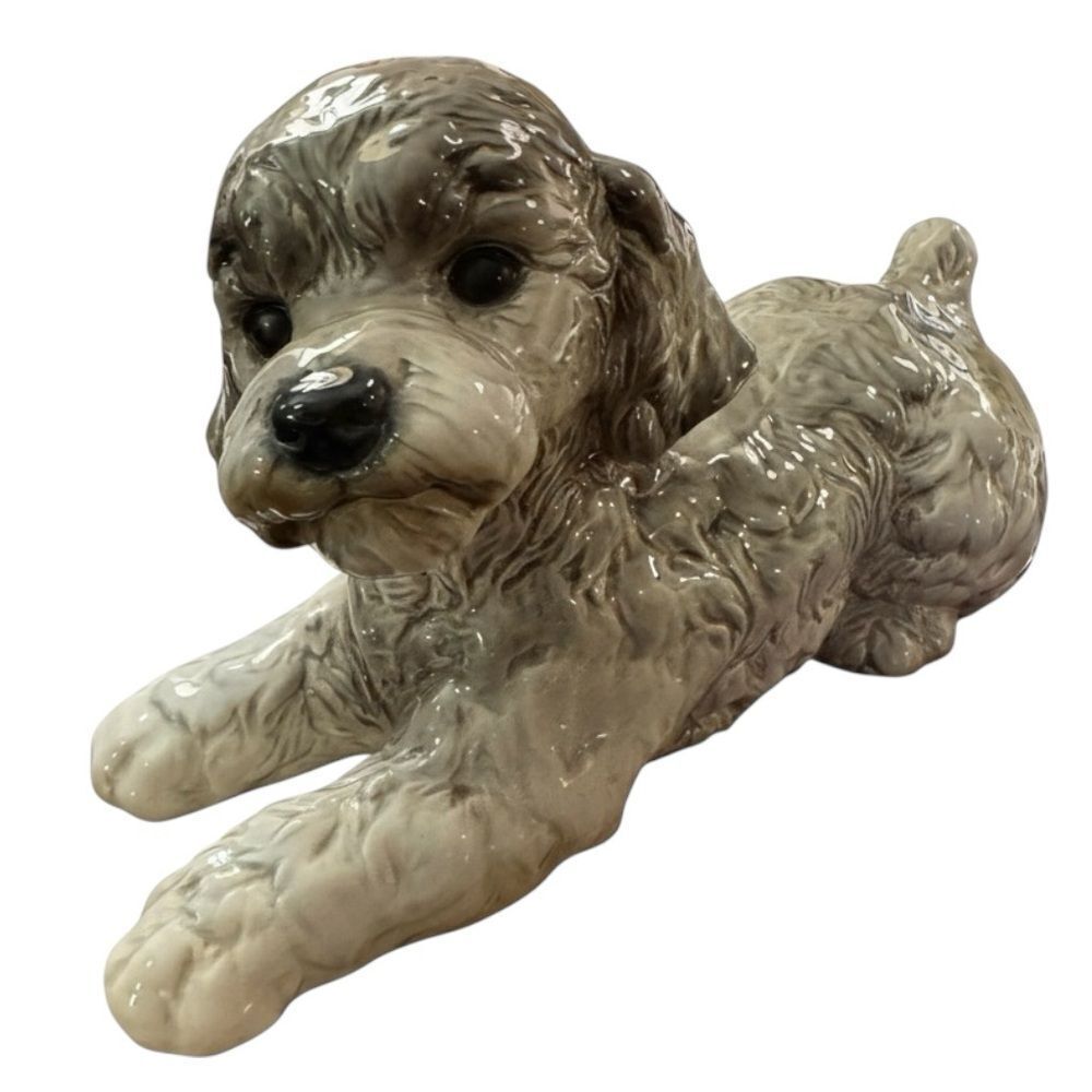 Goebel West Germany Large Gray Cocker Spaniel Figurine 30-03315